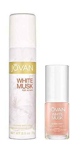 Jovan White Musk Women Cologne 96Ml And Body Spray 74Ml, 3.2 Fl Oz