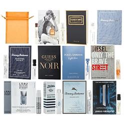 Cologne 11 Designer cologne Samples Vials For Men with Organza Bag