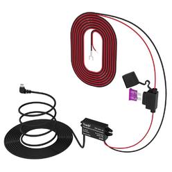 Tracki 12-24 Volt to Micro USB Vehicle car Marine Wiring cable & Power stabilizer Kit for Tracki gPS Tracker - or for dashcam, Dashboar