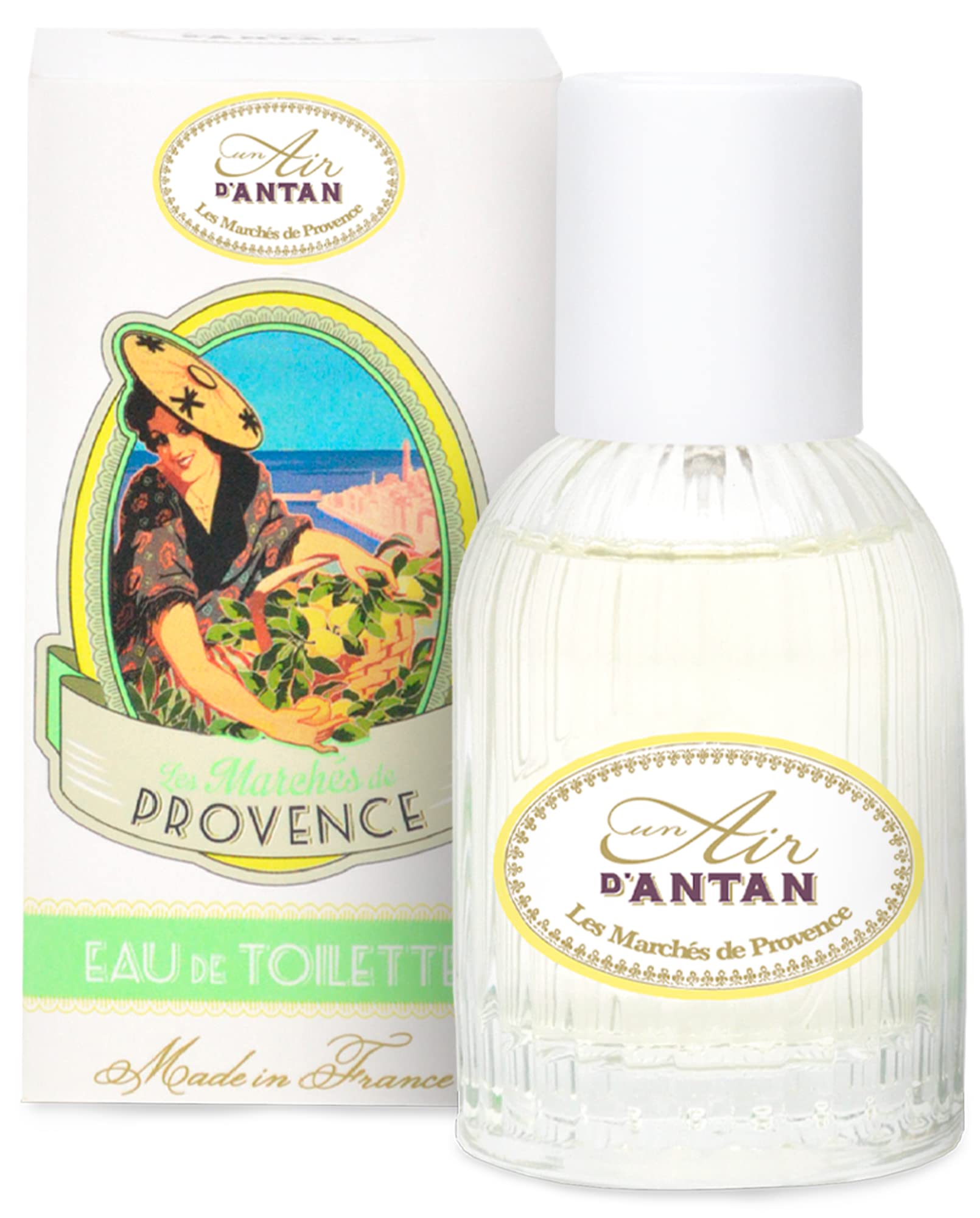 Un Air dAntan Provence Bergamot Perfume 55mL - Womens Perfume with Verbena & Lemon - cruelty Free Bergamot citrus Perfume for Ol