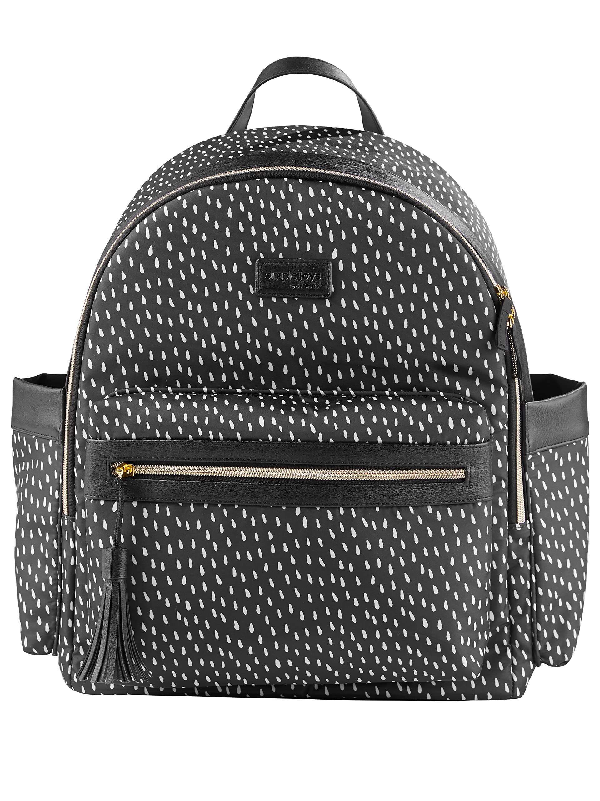 Simple Joys by carters Baby Spot On Diaper Backpack, Polka Dot, One Size