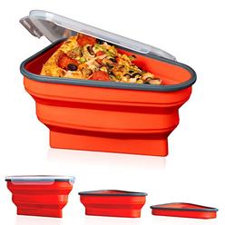 CHEESE CHOPPER The Perfect Pizza PackA - Reusable Pizza Storage container with 5 Microwavable Serving Trays - Adjustable Pizza Slice container