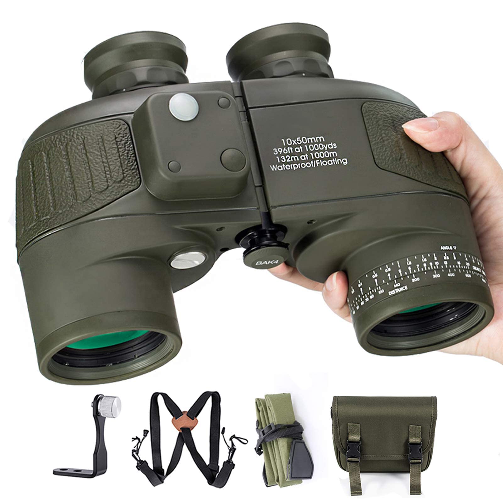 MAXLAPTER 10x50 Binoculars for Adults Marine Professional Waterproof