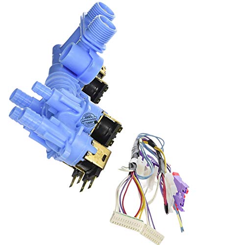 glob pro solutions globPro W10128457, W10299737, W10323079 Washer Water Inlet Valve 6 coil - 10 A length Approx. Replacement for and compatible wit