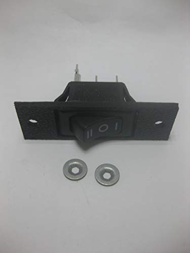 Jenn-Air Aftermarket W10341820A Replacement Black 3 Wire Fan Switch compatible With Whirlpool Jenn-Air cooktops