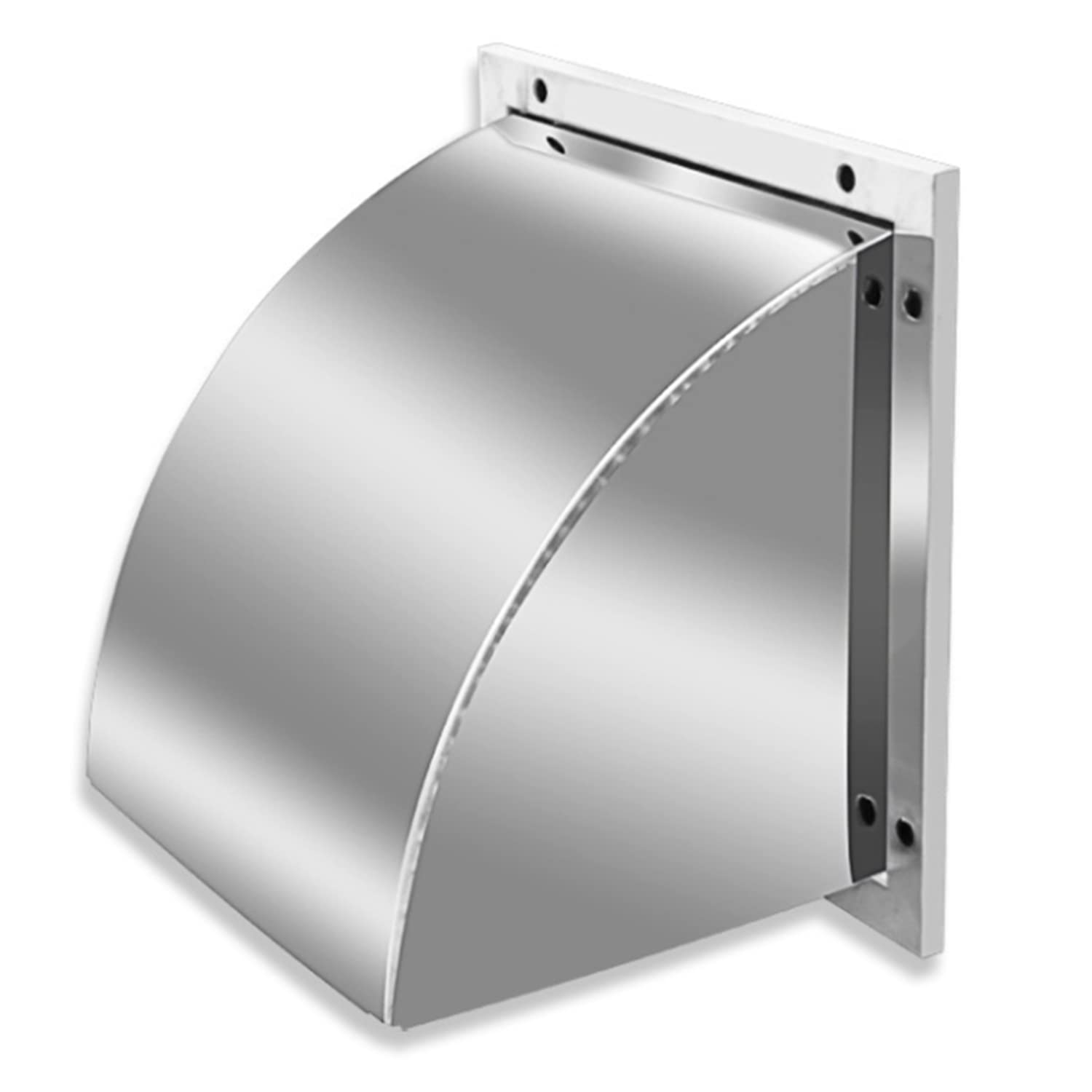 tonchean USY8-GM124 8 Inch Wall Vent cover 12A x 12A Dryer Vent cover  Outdoor Exhaust Vent Stainless Steel Vent cap Range Hood Wall Vent with  Screen