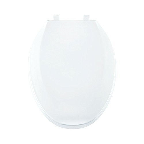 centoco AMFR800STSS-001 Plastic Elongated Toilet Seat with closed Front, White by centoco