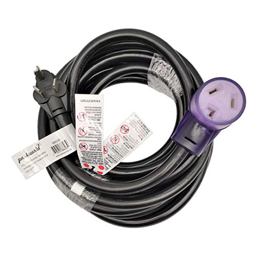 Parkworld Dryer 3 Prong Extension cord UL Listed, NEMA 10-30 Extension cord, EV 10-30P to 10-30R with Lighted, 30A, 250V, 7500W 