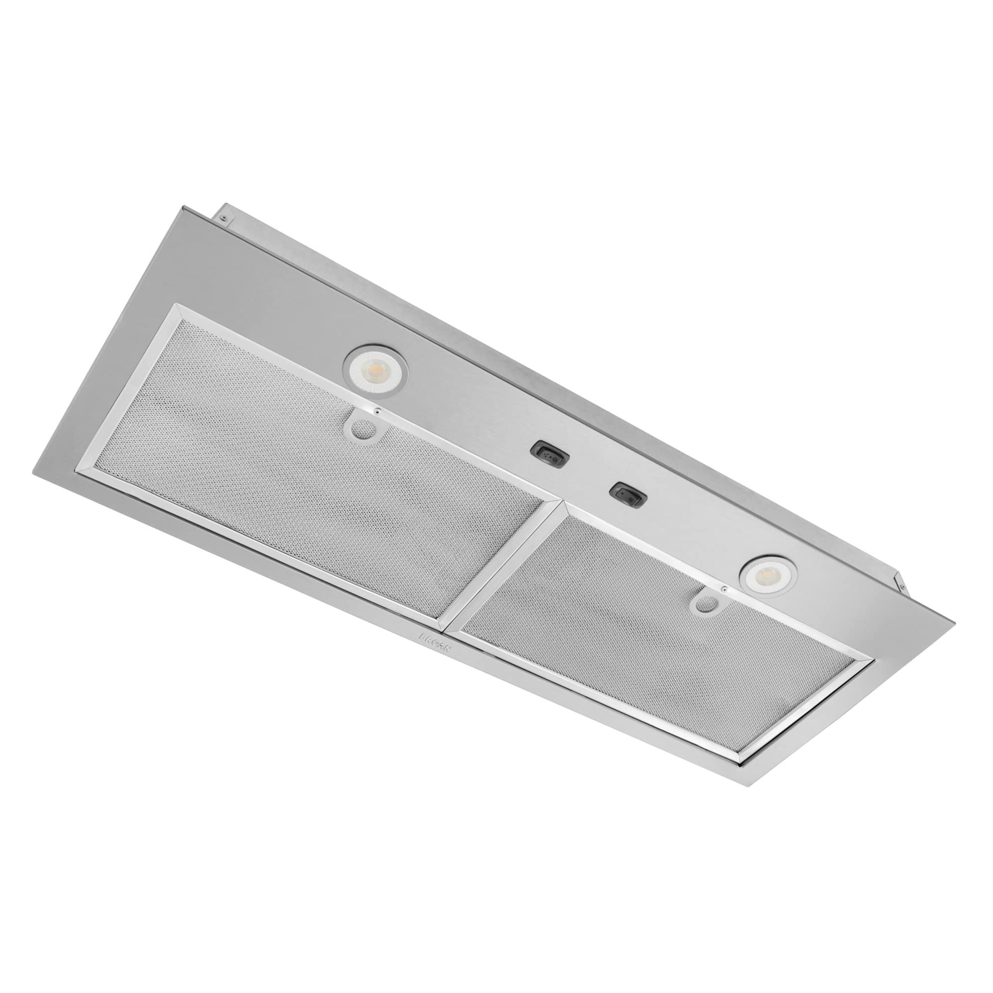 Broan BBN1303SS 30 in. 300 Max Blower CFM Built-in Powerpack Insert Range Hood with LED Light&#44; Stainless Steel