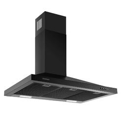 SNDOAS Black Range Hood 36 inches,Wall Mount Range Hood in Black Painted Stainless Steel,Kitchen Vent Hood with DuctedDuctless c