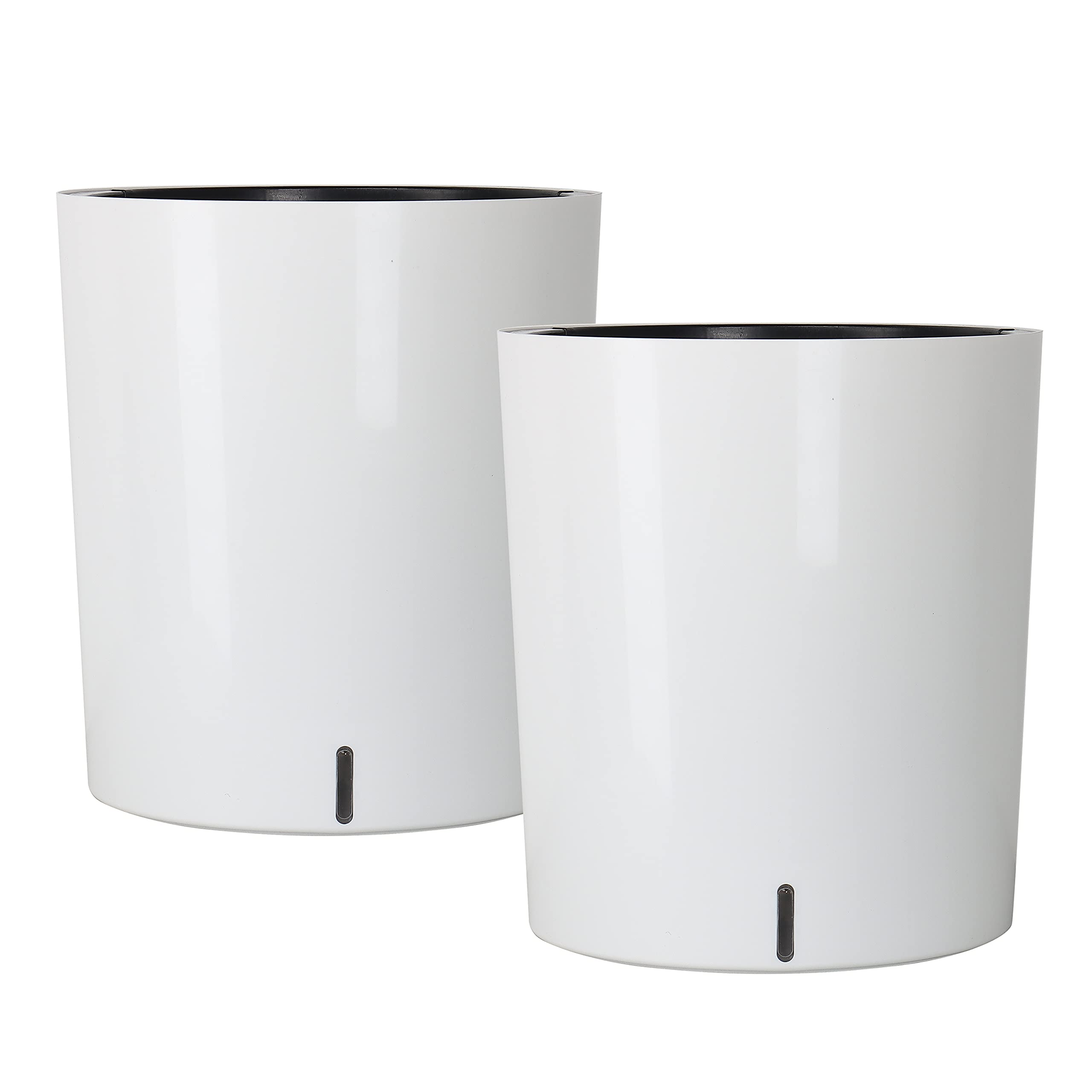 10 inch Hanging Planters for Indoor Plants,Set of 2 Hanging Pots for Plants with Self-Watering, Outdoor Hanging Plant Pot with Drainage and 2 Kinds of, image size:2560x2560