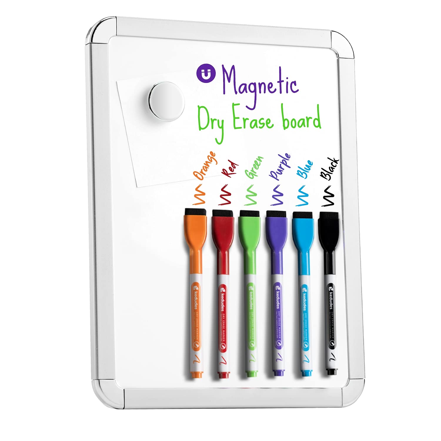 kedudes 85Aa X 11Aa Small Dry Erase Whiteboard Includes 6 Dry Erase Markers