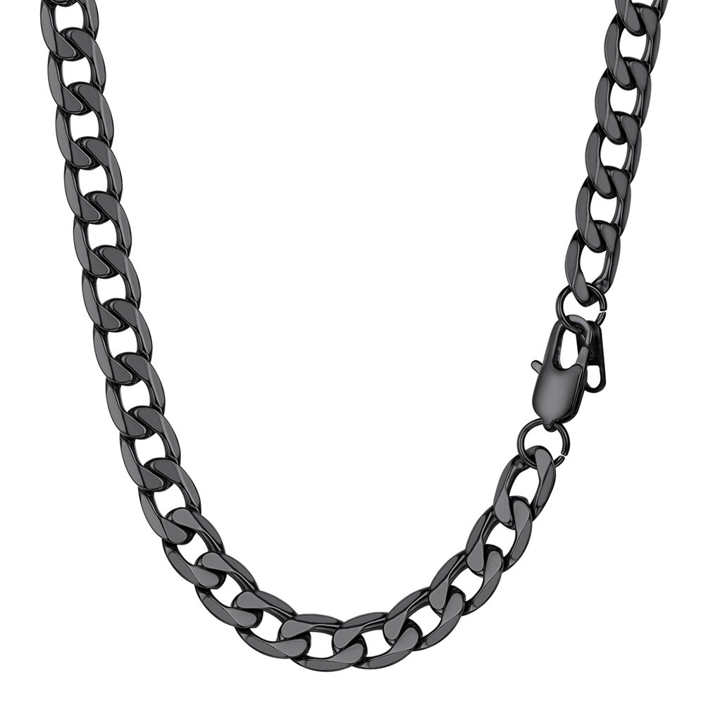 Prosteel Man Chain Jewelry For Men Chunky Necklaces Durable Stainless Steel Cuban Link 24 Inch 9Mm Thick Chain Necklace For Dad