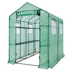 King Bird Upgraded 7 X 47 X 64 Ft Walk-In Greenhouse For Outdoors, Thickened Pe Cover  Heavy Duty Powder-Coated Steel, W Zipper