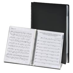 N2 Yotino Sheet Music Folder , 85X11 Folder For Musicians, Band Folder, A4 Letter Size , 30 Sleeves, Double Side Or Write On Expose