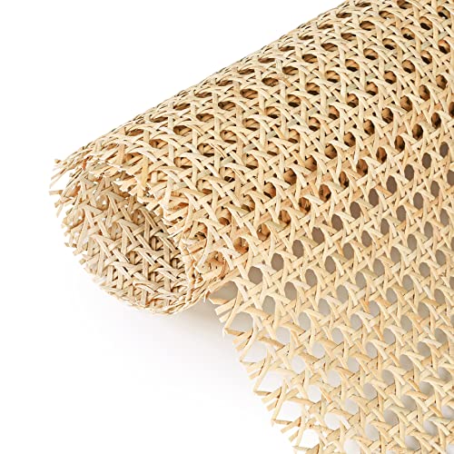 ToLanbbt 18 Width X 33 Feet Cane Rattan Webbing Roll For Caning