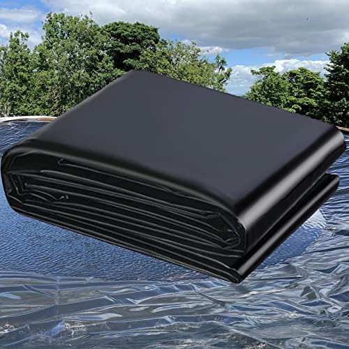 Coocure 10X15 Ft And 20 Mil Thickness Pond Liner, Pliable  Durable Lldep Material, A Liner For Fish Or Koi Pond, Waterfall Base