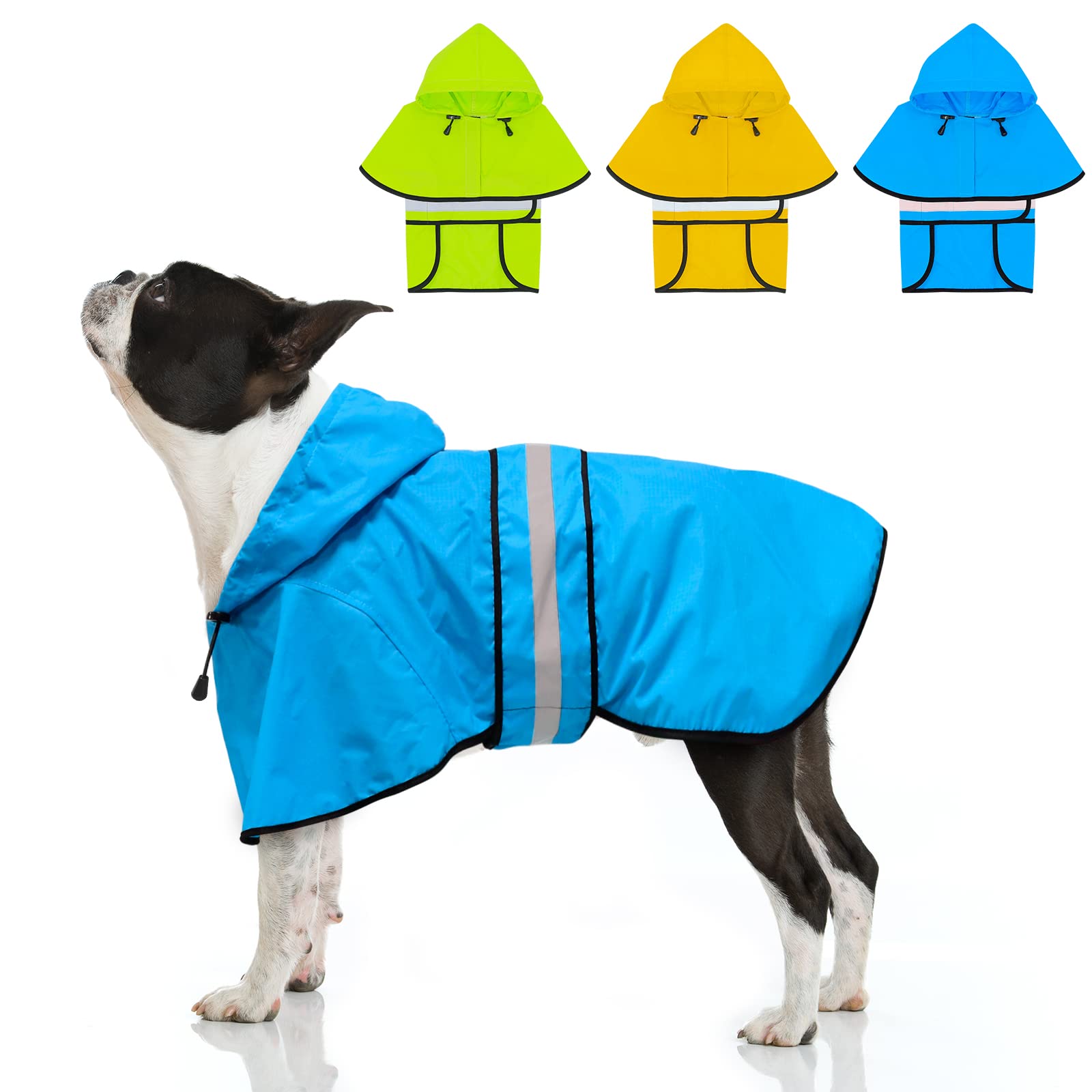 hooded raincoat dog rain coats amazon