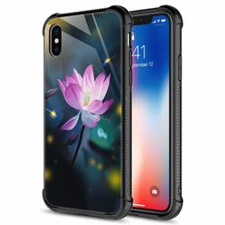Carloca Iphone Xs Max Case,Lotus Flower Dragonflys Iphone Xs Max Cases For Girls Boys,Graphic Design Shockproof Anti-Scratch Dro