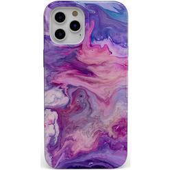 Casely Iphone 11 Pro Max Tie Dying Over You Purple Marble Hard Shell Phone Case