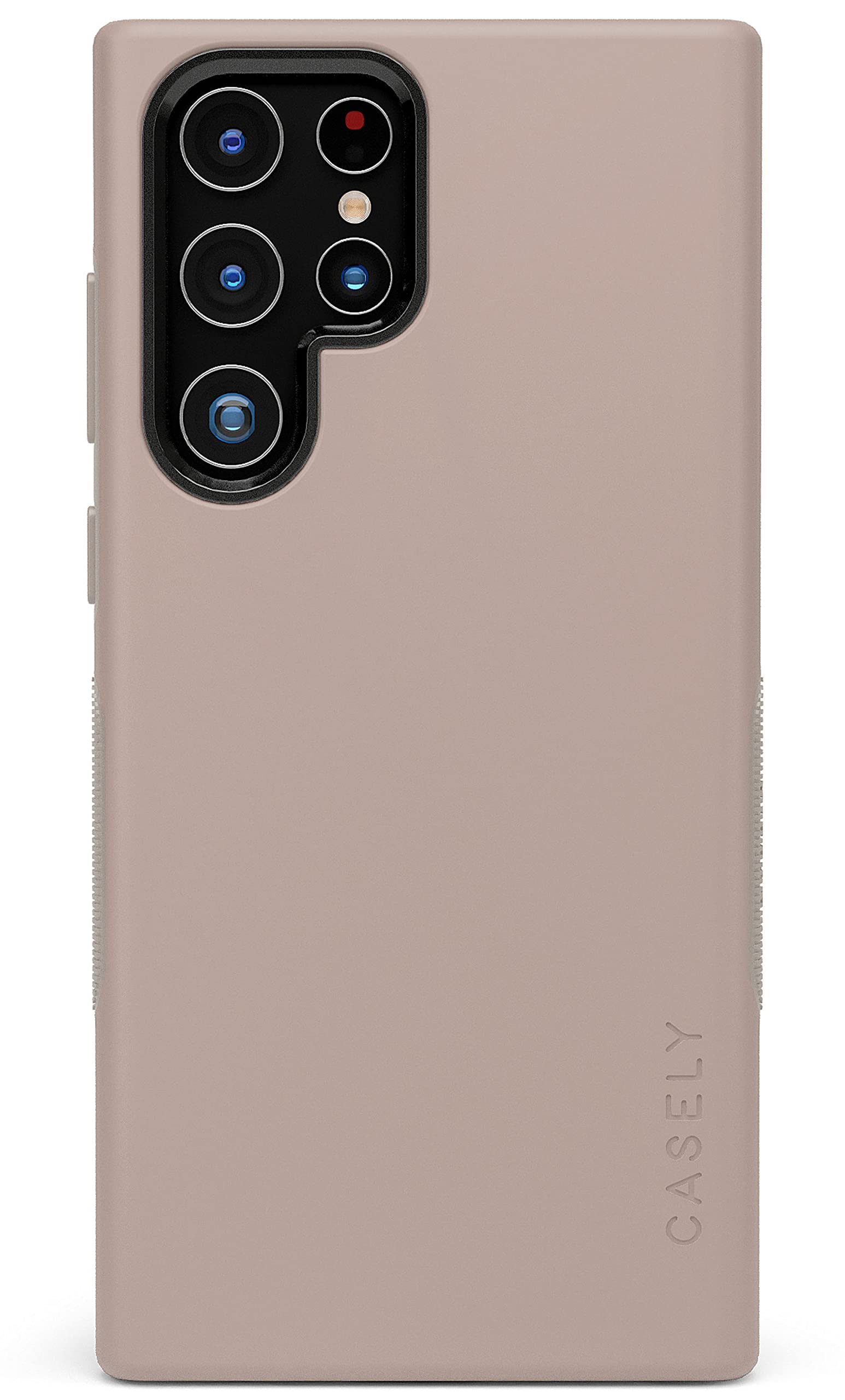 Casely Galaxy S22 Ultra Case Taupe On Nude Solid Beige Aesthetic Cream Case