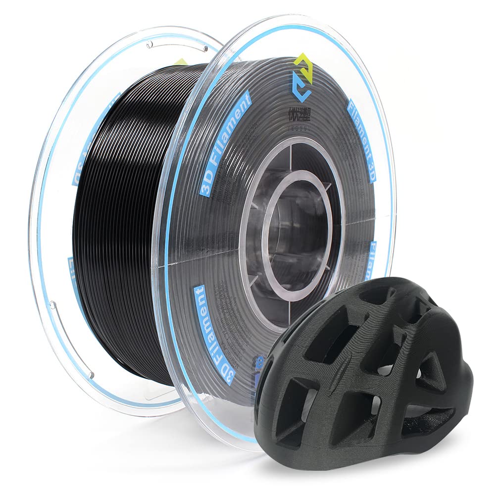 Yousu Carbon Fiber Pla Filament 175 Mm For 3D Printer & 3D Pen 1 Kg (22 Lbs) Black