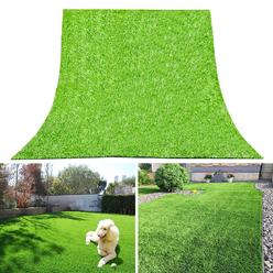 Lvbao Self-Draining Artificial Grass Astro Turf Lawn 4 X 7 Synthetic Grass Pet Rug Carpet For Indoor Outdoor Garden Patio Balcon