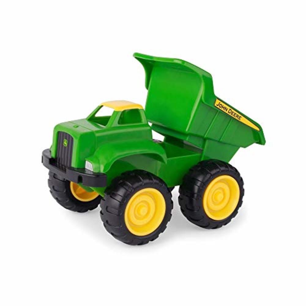 John Deere Mini Sandbox Diggers And Dumpers Toys Truck Set, Building Toys Including 2 Tractors, Construction Toys For Children, 
