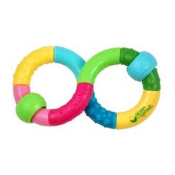 Green Sprouts Infinity Rattle | Encourages Whole Learning | Durable Material Made From Safer Plastic, Easy To Hold & Shake, Play
