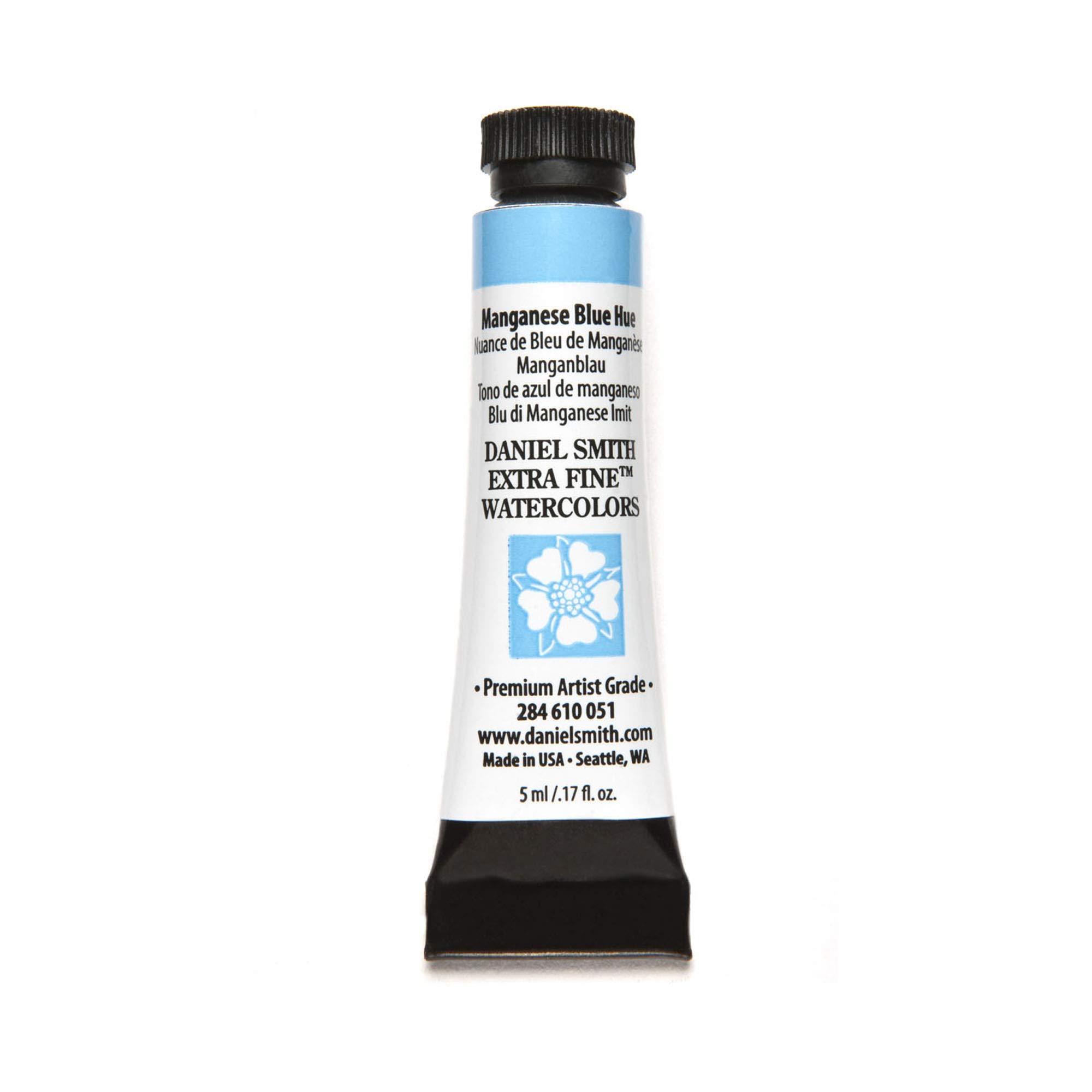 Daniel Smith Extra Fine Watercolor Paint, 5Ml Tube, Manganese Blue Hue, 284610051 0.17 Fl Oz (Pack Of 1)