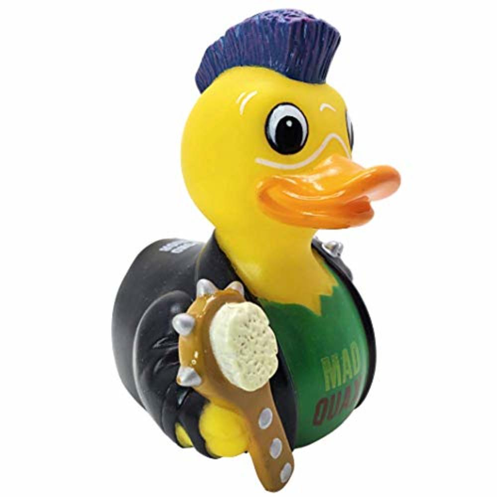 Celebriducks Mad Quax The Pond Warrior - Premium Bath Toy Collectible - Action Movie Themed - Perfect Present For Collectors, Ce