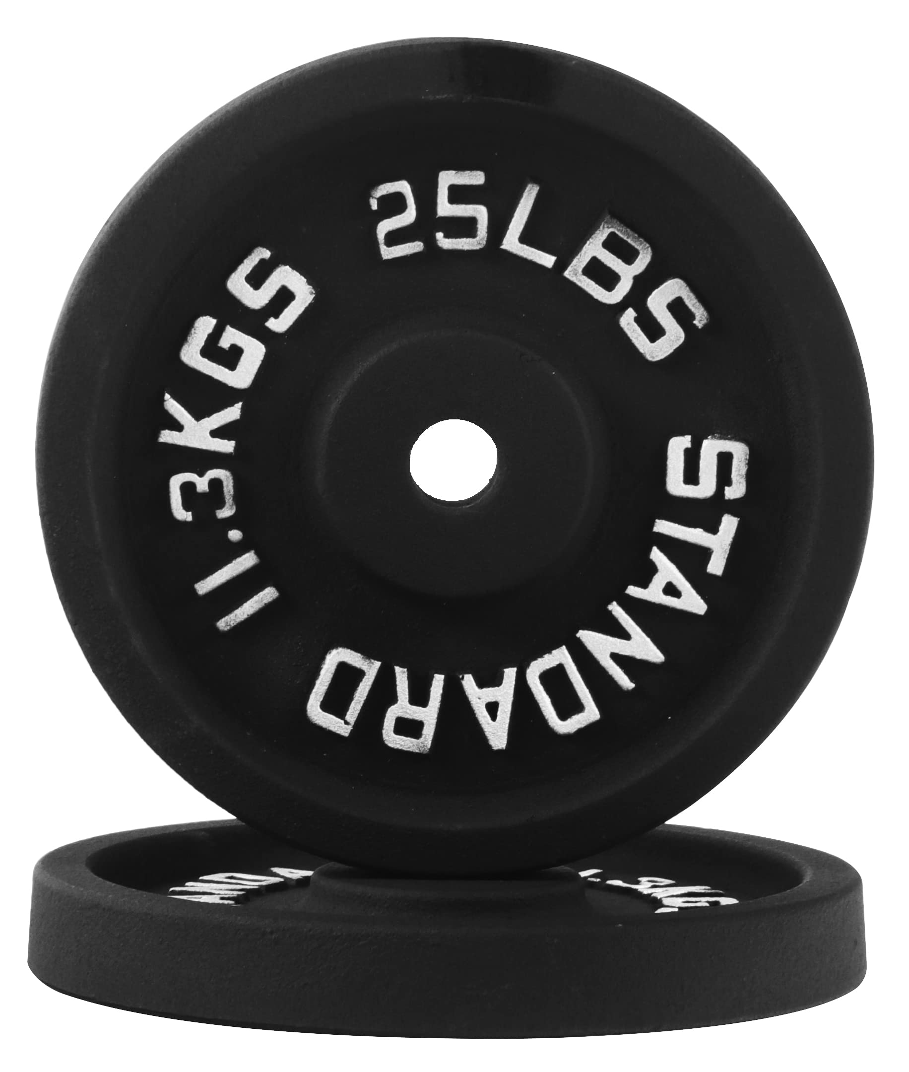 Balancefrom Cast Iron Standard 1-Inch Weight Plate, Pair