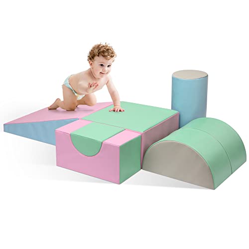 M Hi-Mat Soft Climb And Crawl Activity Play Set,Safe Soft Foam Block For Preschoolers,Toddlers, Baby, Kids Crawl And Climb,Light