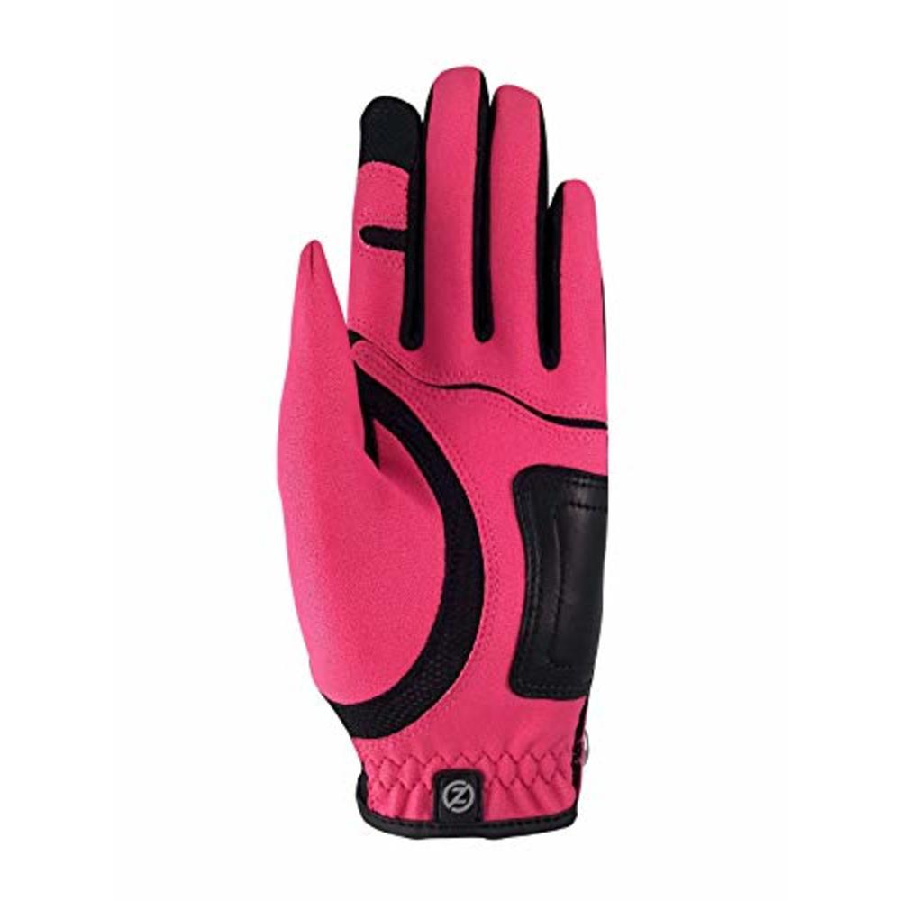 Zero Friction Junior Golf Gloves, Left Hand, One Size, Pink