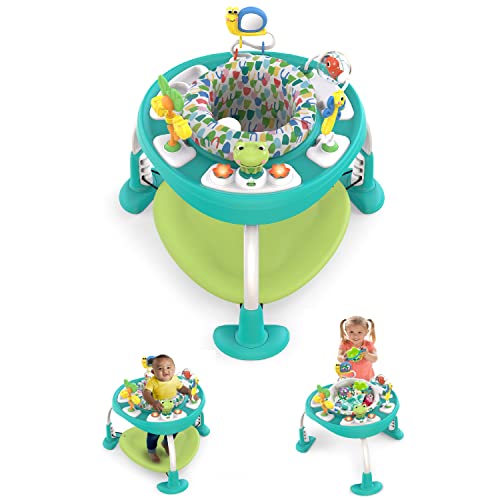 Bright Starts Bounce Baby 2-In-1 Activity Jumper & Table, Playful Pond