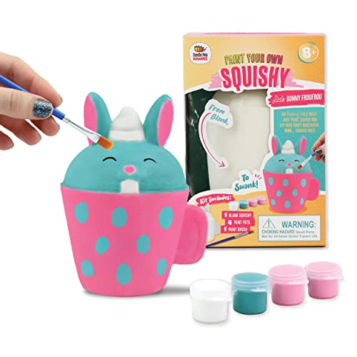 Doodle Hog Bunny Paint Your Own Squishies Kit Squishy Painting Kit Slow Rise Squishes Paint Ideal Arts And Crafts, Gifts For 5 6 8 -12, Gir