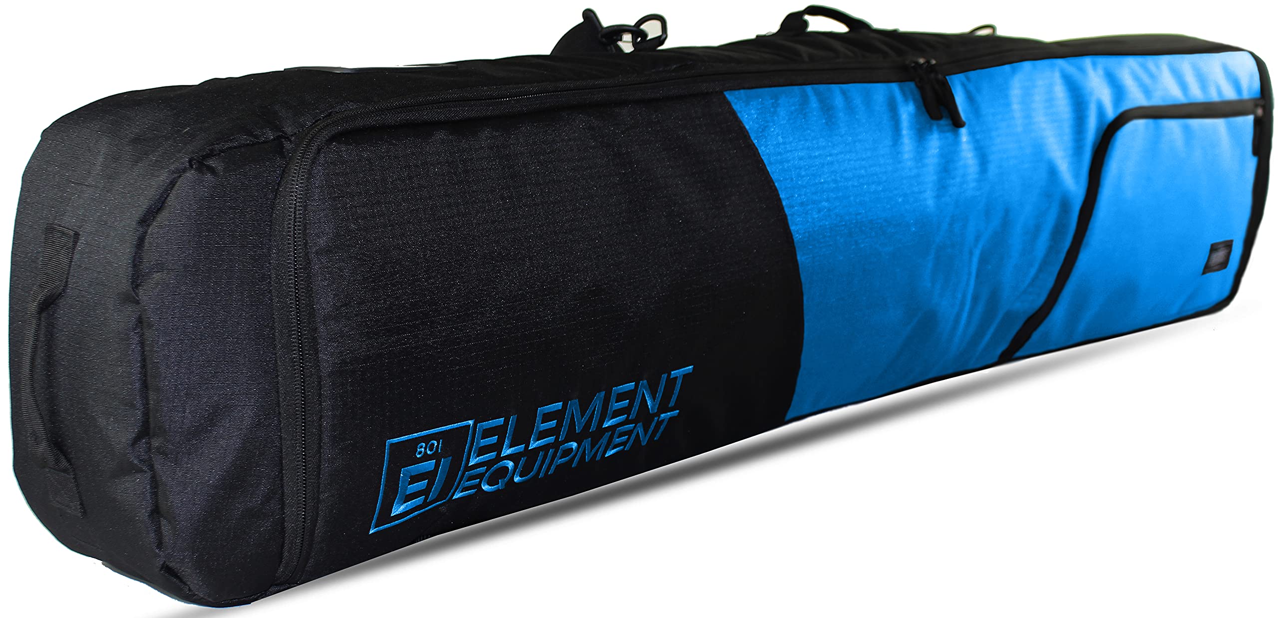 Element Equipment Deluxe Padded Snowboard Bag - Premium High End Travel Bag Blue Ripstop 165