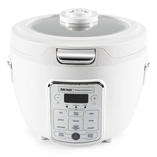 Aroma Housewares Professional 20-Cup(Cooked) 4Qt Digital Rice Cookermulticooker, Automatic Keep Warm And Sauta-Then-Simmer Funct