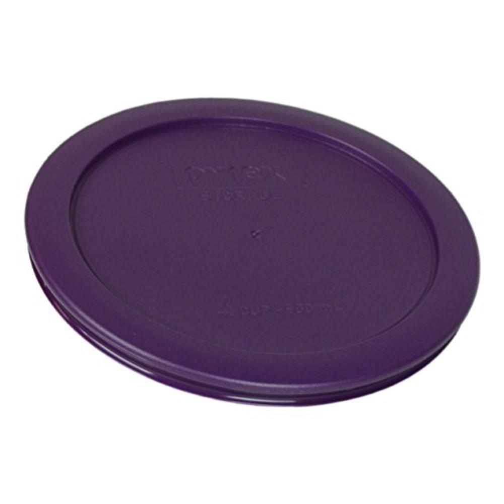 Pyrex 7201-Pc Round 4 Cup Storage Lid For Glass Bowls (2, Purple)