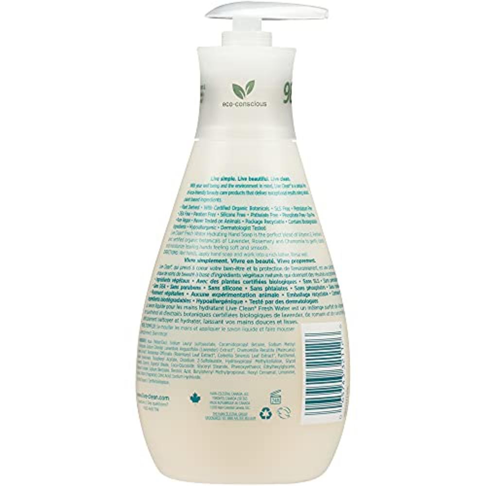 Live Clean Liquid Hand Soap, Fresh Water, 17 Oz (Packaging May Vary)