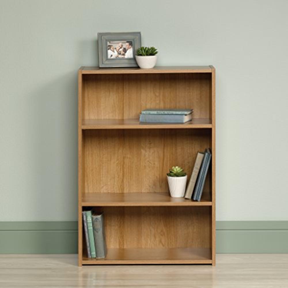 Sauder Beginnings 3-Shelf Bookcase, Highland Oak Finish