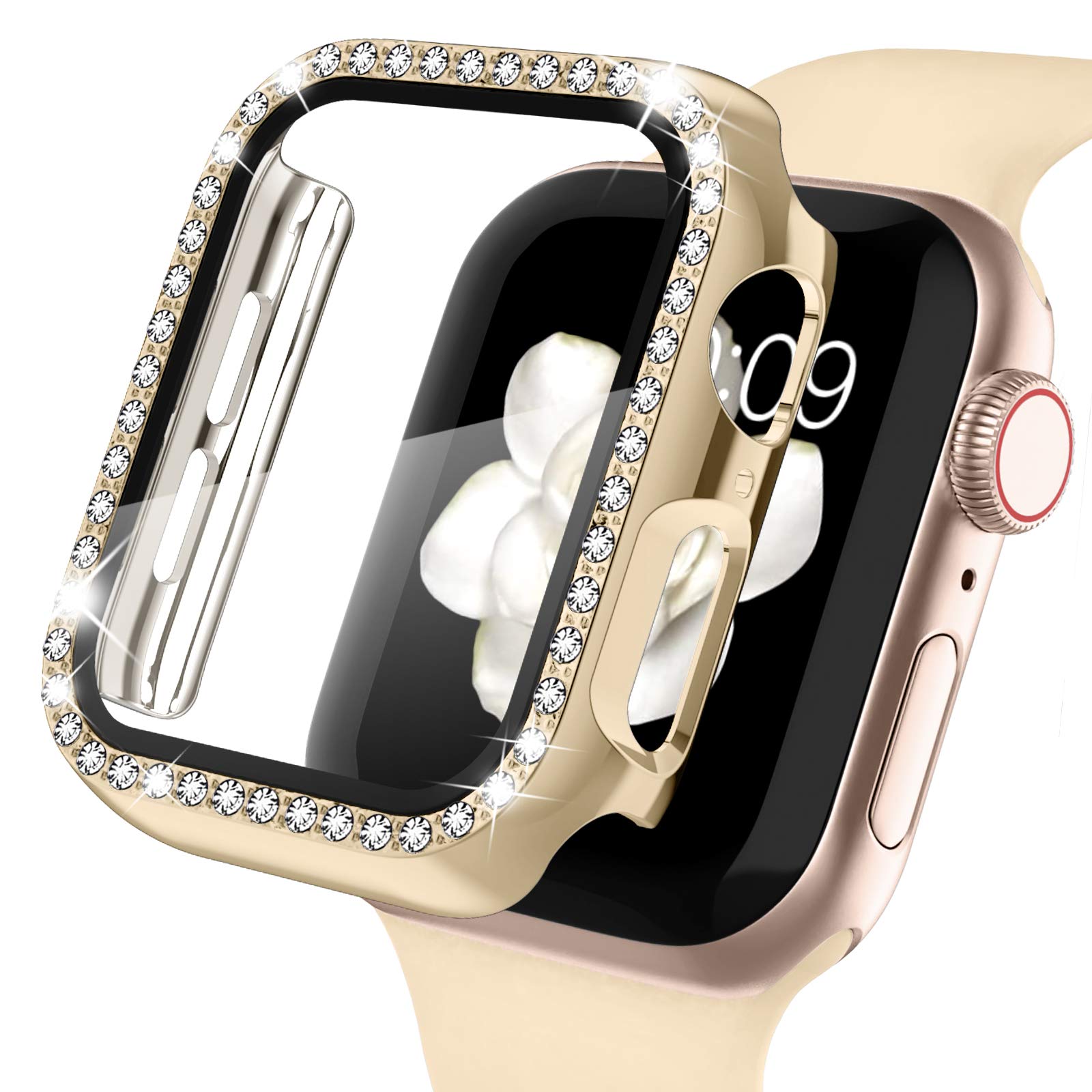 Recoppa Compatible for Apple Watch Case with Screen Protector