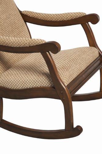 Furniture Of America Betty Rocking Chair, Antique Oak