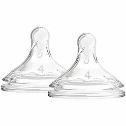 Dr. Browns Options+ Wide-Neck Baby Bottle Nipple, Level Four