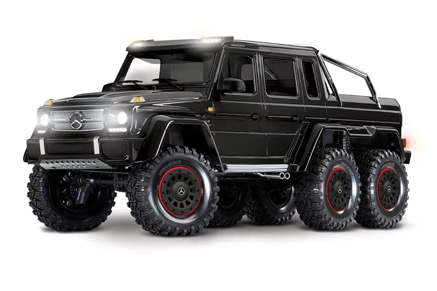 Traxxas Trx-6 Scale And Trail Crawler With Mercedes-Benz G 63 Amg Body: 6X6 Electric Trail Truck With Tqi Link Enabled 24Ghz Rad