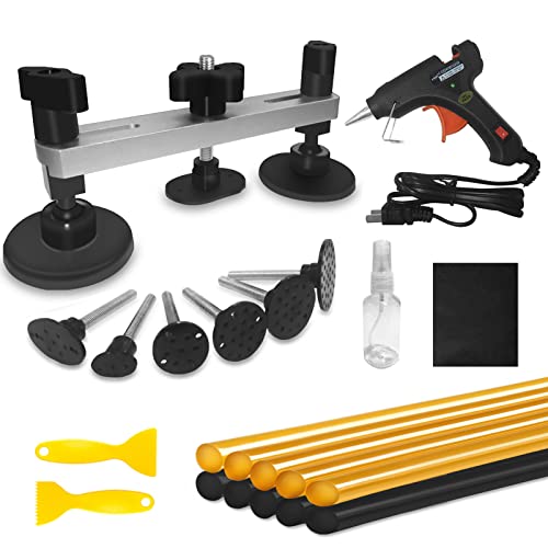 Winsall Auto Body Dent Puller Kit, Auto Paintless Dent Repair Kit With Bridge Puller, Dent Puller Kit, Car Dent Removal Kit Powe