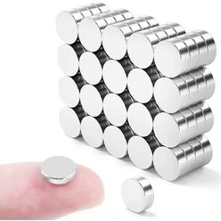 Findmag 80 Pcs Fridge Magnets, Small Magnets, 8X2Mm Refrigerator Magnets, Magnets For Whiteboard, Magnets For Crafts, Round Magn