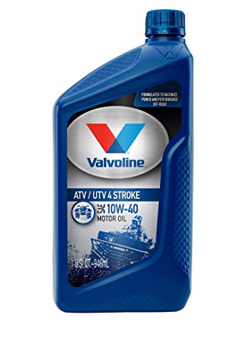 Valvoline 4-Stroke Atv/Utv Sae 10W-40 Motor Oil 1 Qt, Case Of 6