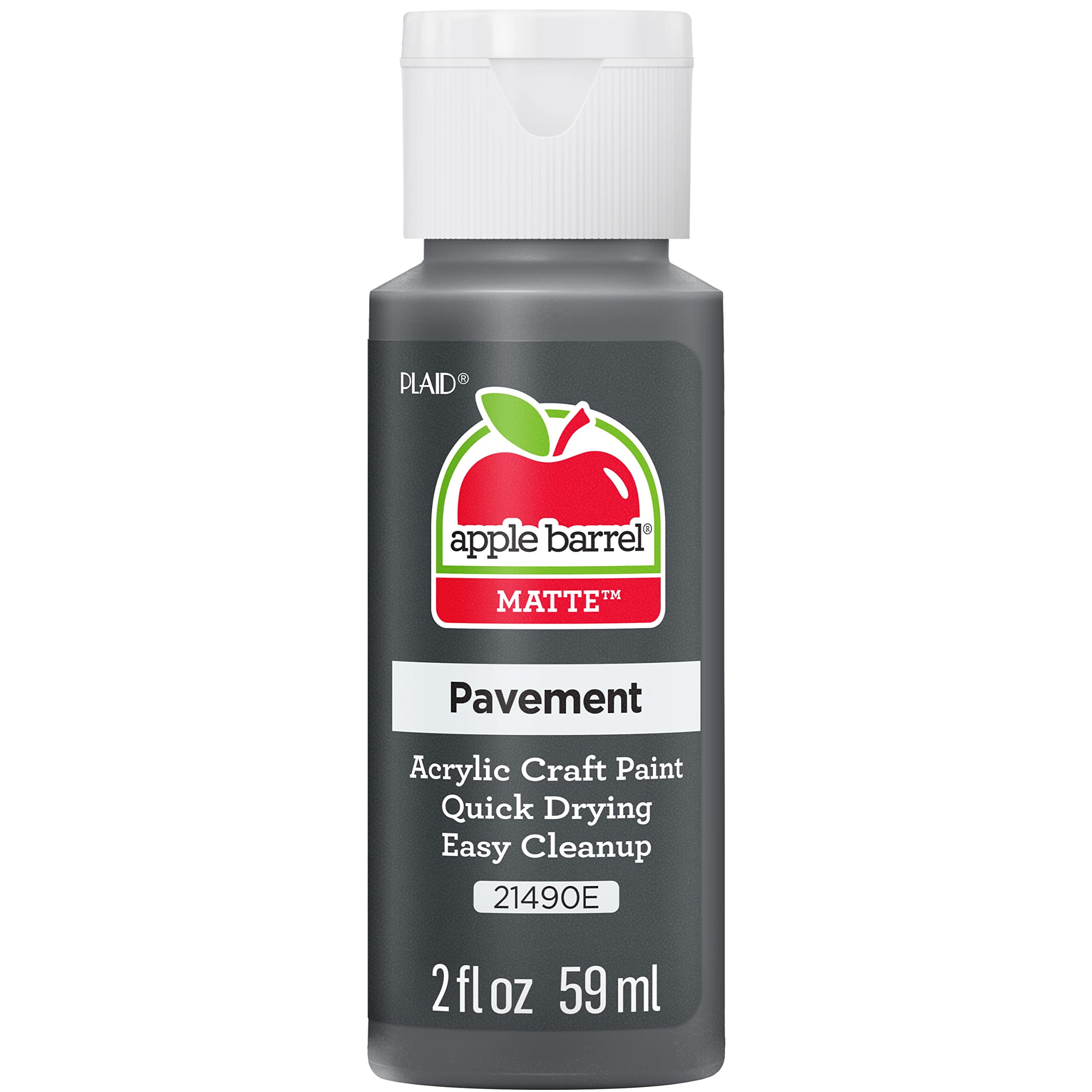 Apple Barrel Acrylic Paint In Assorted Colors (2 Oz), 21490, Pavement