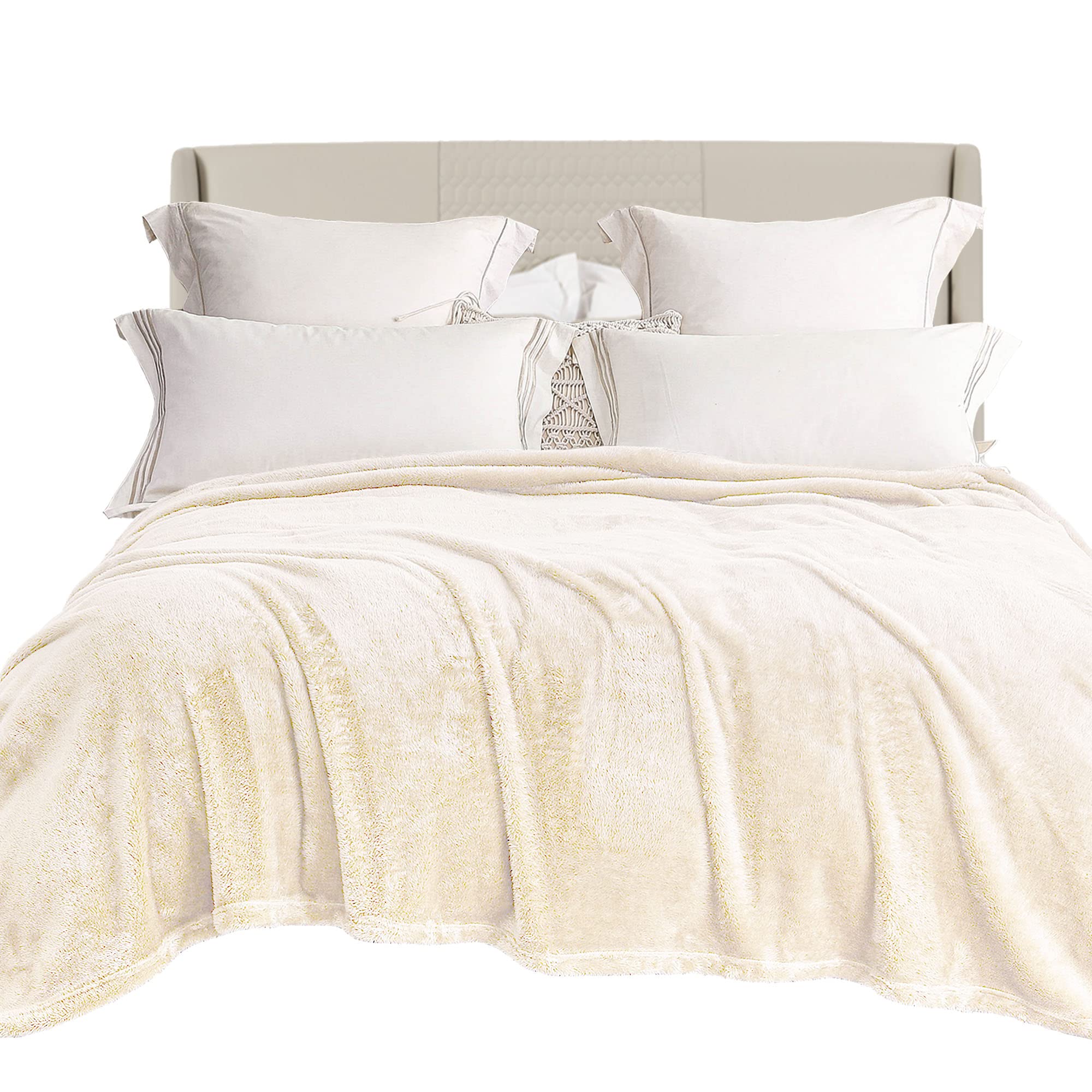 Exclusivo Mezcla Plush Fuzzy Fleece Queen Size Bed Blanket
